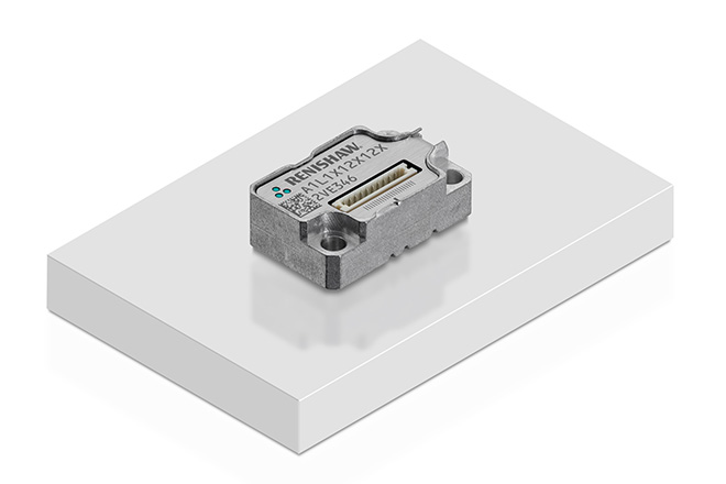 ATOM DX incremental encoder top exit on a white plinth