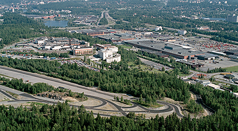 Scanias enorma Södertälje-anläggning