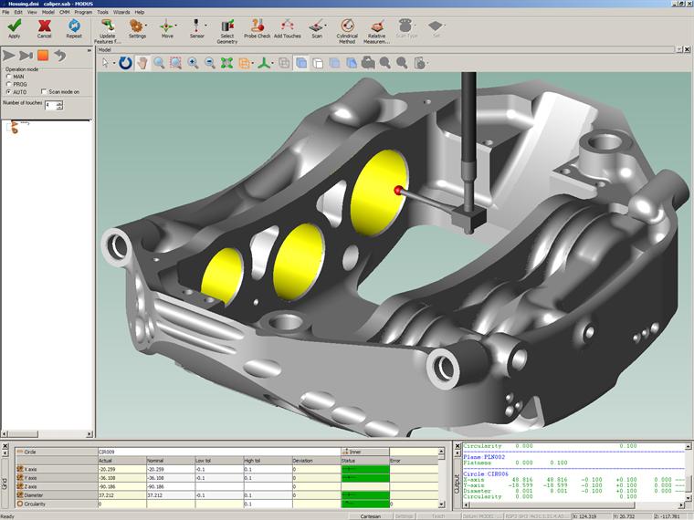 MODUS - tela calibrador rsp3