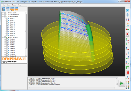 SurfitBlade Point Section Generation