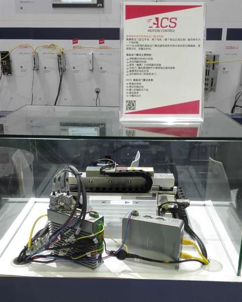 ACS test stage with RESOLUTE™ encoder onboard