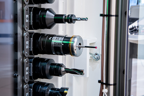 RMP600 probe in the tool carousel