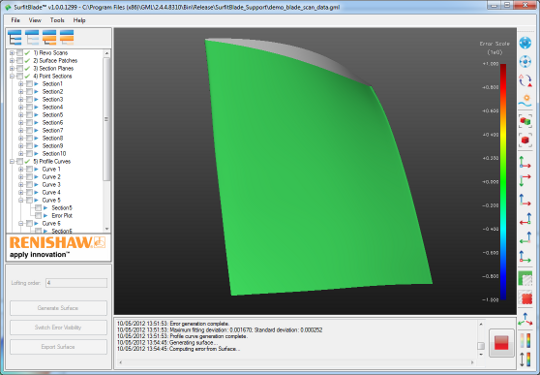 SurfitBlade Surface Generation