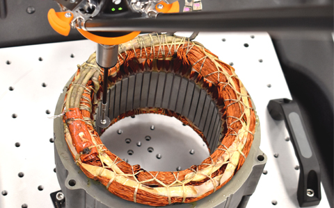 Equator™ gauging system inspecting EV stator