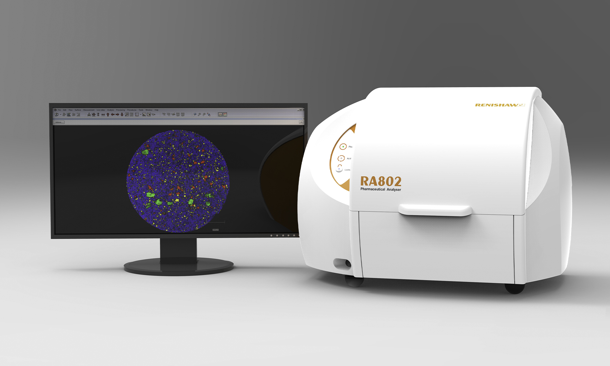 RA802 met beeldscherm