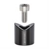 Ø25 mm x 25 mm adjustable V post with M8 thread