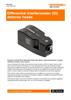 Data sheet:  Differential interferometer (DI)  detector heads