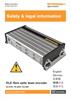 Instructions for use:  RLE fibre optic laser encoder
