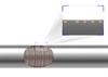 Diagram of the absolute code under the shaft surface of the LinACE encoder