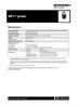 Data sheet:  MP11 probe system