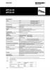 Datenblatt:  APCA-45 APCS-45