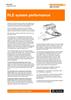 Data sheet:  RLE system performance