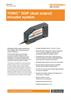Data sheet:  TONiC™ DOP (dual output) encoder system
