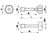 M5 Screw for cube and spherical disc