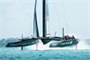 El Land Rover BAR R1 a toda vela en Bermudas