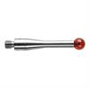 A-5000-7606 - M3 &#216;4 mm ruby ball, stainless steel stem, L 21 mm, EWL 17.2 mm