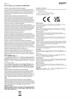 Leaflet:  Power supply unit compliance