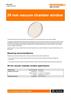 Data sheet:  39 mm vacuum chamber window