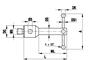 A-5555-3839 - M5 4-way star,  &#216;1 mm ruby ball, tungsten carbide stem, ML 30 mm, for Zeiss applications