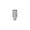 R-SA-4-6 - &#216;9.5 mm &#215; 15.0 mm 303 stainless steel standoff adaptor with M6 bottom and M4 top thread