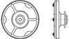 A-5555-1240 - M3 aluminium reference adaptor plate VAST XXT TL3, for Zeiss applications