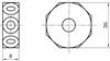 Technical drawing M3 XXT cube 8 star