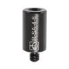 R-SA-4-6 - &#216;9 mm &#215; 15 mm steel standoff adaptor with M6 bottom and M4 top thread