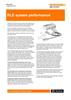 Data sheet:  RLE system performance