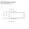 ADTi-100 dimensions - Top view