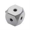 A-5555-0190 - M5 titanium cube, L 20 mm, W 20 mm