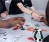 Students taking part in activities at Renishaw’s STEM Centre, Miskin, South Wales