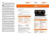 Quick start guide:  EQ-CM1 - Equator™ Control Module 1