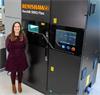 Louise Callanan with the RenAM 500Q Flex system