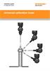 Installation guide:  Universal calibration tower assembly instructions (H-1000-5421)