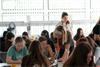 Students taking part in activities at Renishaw’s STEM Centre, Miskin, South Wales