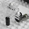 Plastic part held with Spring pusher standoff clamps, Adjustable slide and Pin standoffs