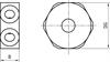 Technical drawing M3 XXT cube 6 star