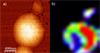 AFM topography image (A) and TERS image (B) of carbon nanotubes.