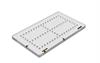 R-PVW-50128-50-20 - 1/4-20 multi-window acrylic plate, 0.47 in &#215; 12.00 in &#215; 8.00 in