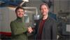 Mr Monica with Rocco Mancini – General Manager of Euro Tecno Tool