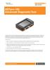 Data sheet:  ADTpro-100 Advanced Diagnostic Tool