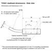 TONiC readhead dimensions side view