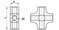 Technical drawing M3 XXT cube star