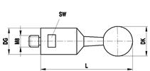 M8 calibration sphere