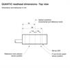 Dimension drawing of QUANTiC readhead - side view