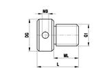 M5 thread measuring gauge