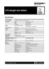 Data sheet:  LTS (length tool setter)