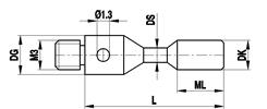 M3 cylinder stylus