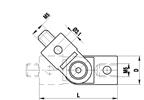 Technical drawing Rotary knuckle