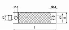 Technical drawing M3 XXT extension